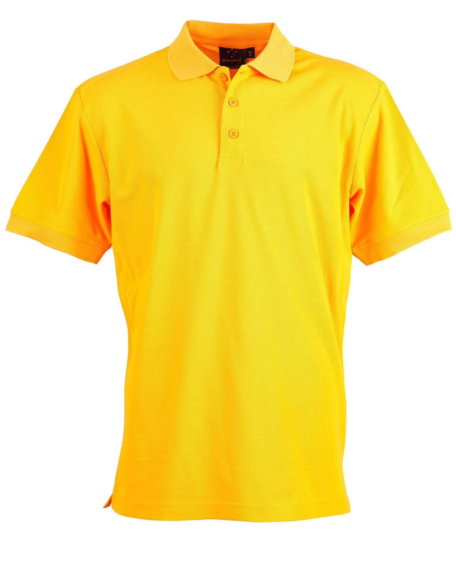 Connection Polo Men's Ps63 Casual Wear Winning Spirit Gold S